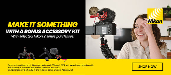Nikon make it something with bonus accessory kits