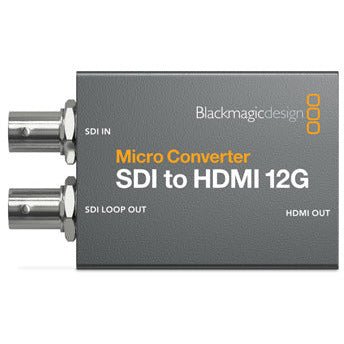 Blackmagic Micro Converter SDI to HDMI 12G with PSU - LKN Australia