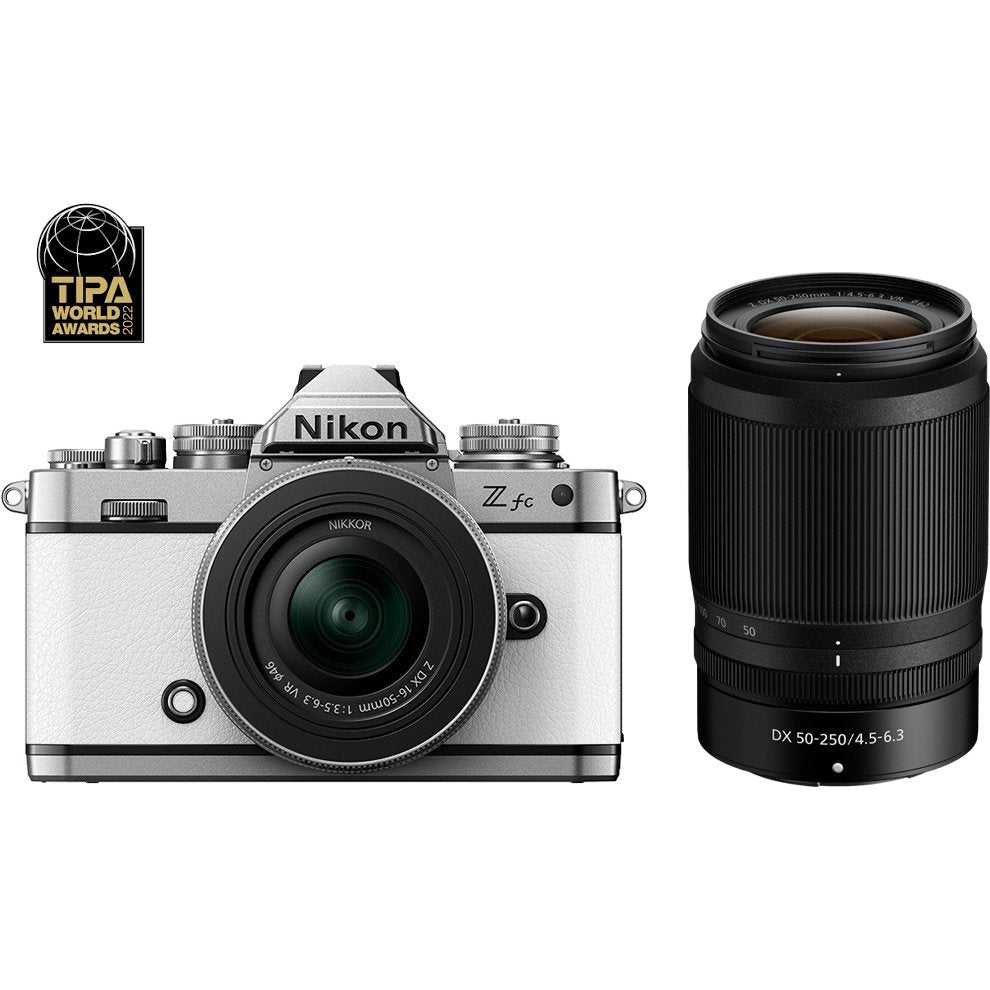 Nikon Z fc Mirrorless Camera + Z DX 16-50 VR SL + 50-250 VR Lens