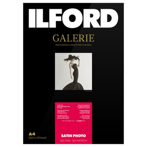 ILFORD Galerie Prestige Satin Photo 260 GSM Photo Paper 43.2 cm x 30 m Roll (17")