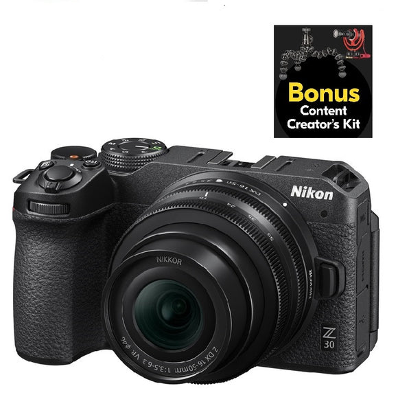 Nikon Z 30 Camera + NIKKOR 16-50mm VR Lens