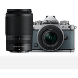 Nikon Z fc Mirrorless Camera + Z DX 16-50 VR SL + 50-250 VR Lens, Chalk Blue,  2-YEAR WARRANTY