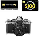 Nikon Z fc Mirrorless Digital Camera with 28mm Lens, Black,  2-YEAR WARRANTY