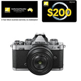 Nikon Z fc Mirrorless Digital Camera with 28mm Lens, Black,  2-YEAR WARRANTY