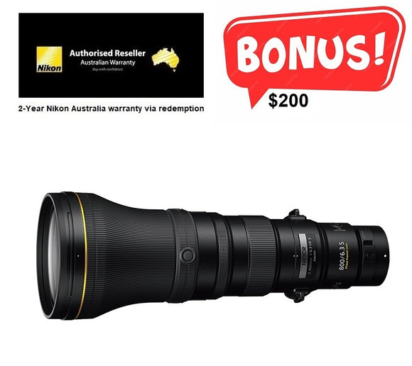 Nikon NIKKOR Z 800mm f/6.3 VR S Lens