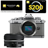 NIKON Z FC Natural Grey with 28mm Lens