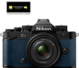 NIKON Z F Camera, Blue + NIKKOR Z 40MM F/2 SE Lens