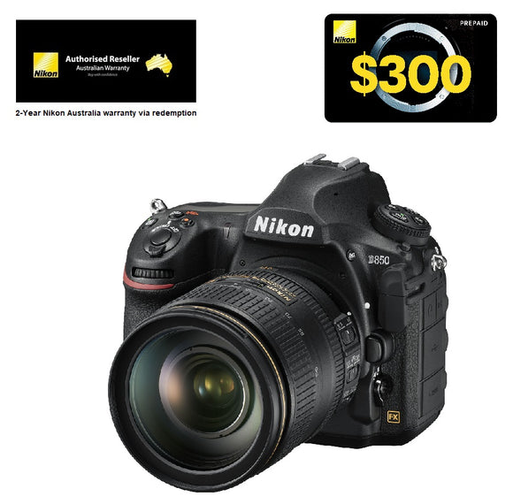 Nikon D850 DSLR Camera Body + AF-S 24-120MM F/4G ED VR LENS
