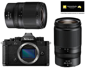 NIKON Z F Black + Nikkor Z 17-28mm f/2.8 + Z 28-75mm f/2.8 Len Kit