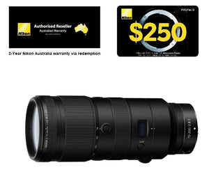 Nikon Nikkor z 70-200mm f/2.8 s VR S Lens, 2-YEAR NIKON WARRANTY