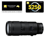 Nikon Nikkor z 70-200mm f/2.8 s VR S Lens, 2-YEAR NIKON WARRANTY