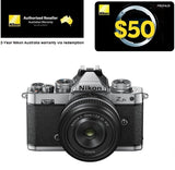 Nikon Z fc Mirrorless Digital Camera with 28mm Lens, Black,  2-YEAR WARRANTY