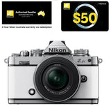 Nikon Z fc Mirrorless Camera + Z DX 16-50 VR SL Lens, White,  2-YEAR WARRANTY