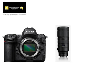 Nikon Z8 Camera + Nikkor Z 70-200mm f/2.8 VR S Lens