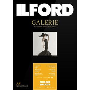 ILFORD Galeri Fine Art Smooth 200 gsm 4" x 6” Photo Paper 50 Sheets - LKN Australia