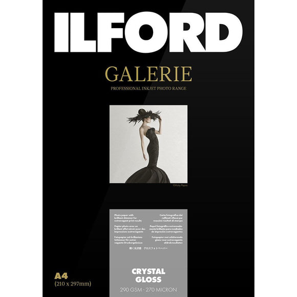 ILFORD Galerie Crystal Gloss Photo Paper 290 GSM A4 (21 cm x 29.7 cm) 25 Sheets - LKN Australia