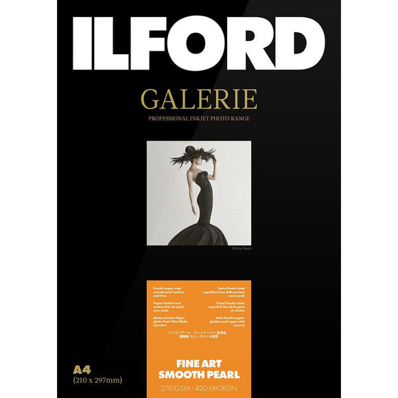 ILFORD Galerie Fine Art Smooth Pearl 270 GSM A4 Photo Paper 25 Sheets - LKN Australia