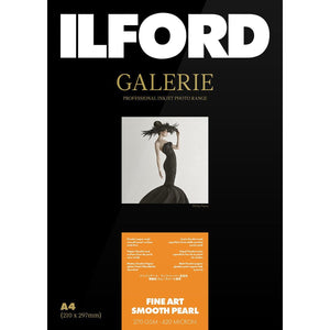 ILFORD Galerie Fine Art Smooth Pearl Photo Paper 270 GSM 4"x6" 50 Sheets