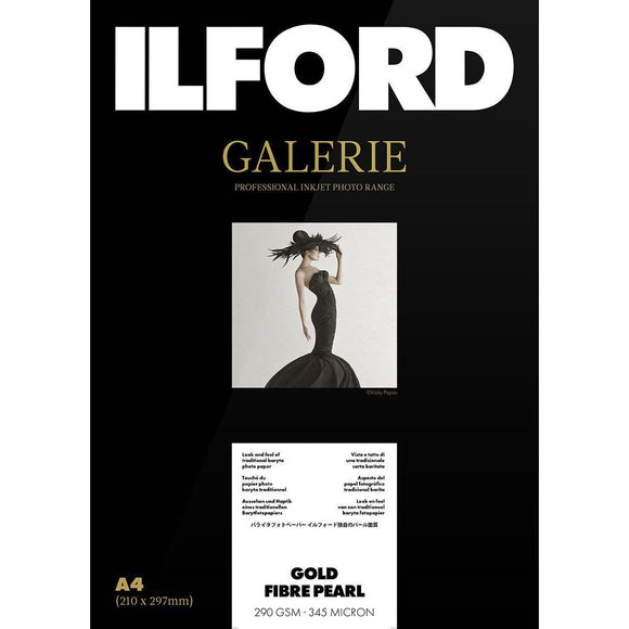 ILFORD Galerie Gold Fibre Pearl Photo Paper 290 GSM A4, 100 Sheets - LKN Australia
