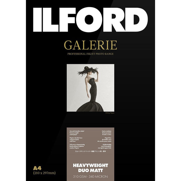 ILFORD Galerie Heavyweight Duo Matt 310 GSM A3+ Photo paper, 25 Sheets - LKN Australia