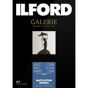 ILFORD Galerie Matt Cotton Medina Photo Paper 320 GSM 111.8 cm x 15 m (44" x 49') Roll - LKN Australia