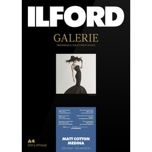 ILFORD Galerie Matt Cotton Medina Photo Paper 320 GSM 127.0 cm x 15 m (50" x 49') Roll - LKN Australia