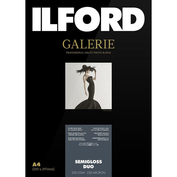 ILFORD Galerie Semigloss Duo 250 GSM A3+ Photo Paper, 25 Sheets - LKN Australia