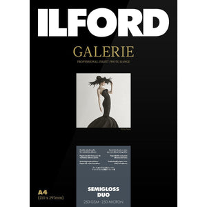 ILFORD Galerie Semigloss Duo 250 GSM A3 Photo Paper, 25 Sheets - LKN Australia