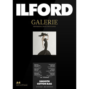 ILFORD Galerie Smooth Cotton Rag 310 GSM 111.8 cm x 15 m Roll Photo Paper (44") - LKN Australia