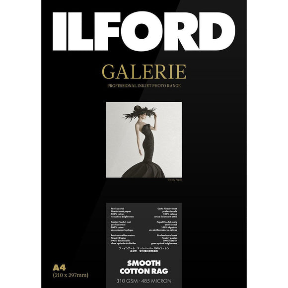 ILFORD Galerie Smooth Cotton Rag 310 GSM 111.8 cm x 15 m Roll Photo Paper (44