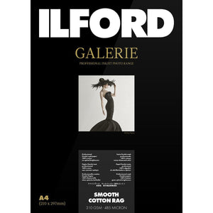 ILFORD Galerie Smooth Cotton Rag 310 GSM 43.2 cm x 15 m Roll Photo Paper (17") - LKN Australia