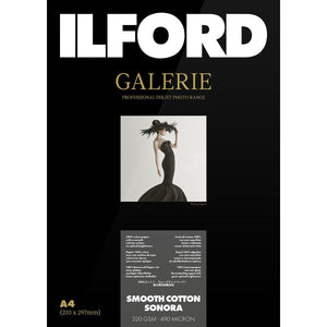 ILFORD Galerie Smooth Cotton Sonara 320 GSM Photo paper 127.0 cm x 15 m Roll (50") - LKN Australia