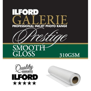 ILFORD Galerie Smooth Gloss 310 GSM Photo Paper 17" 43.2 cm x 27 m Roll - LKN Australia