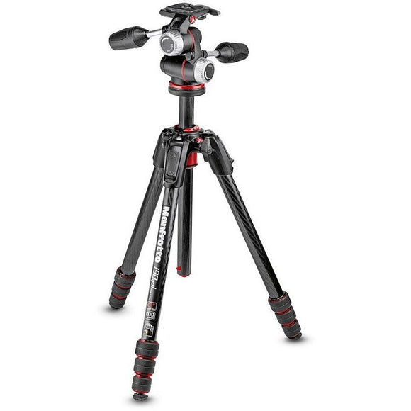Manfrotto 190go! MS Carbon Tripod kit 4-Section with XPRO 3-way head
