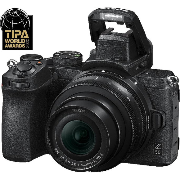 Nikon Z 50 Mirrorless Camera with DX 16-50 mm f3.5-6.3 VR Lens - 2-YEAR NIKON WARRANTY **