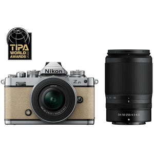 Nikon Z fc Mirrorless Camera + Z DX 16-50 VR SL + 50-250 VR Lens, Beige,  2-YEAR WARRANTY