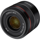 Samyang 45 mm f/1.8 Auto Focus UMC II Sony FE Full Frame Lens - LKN Australia