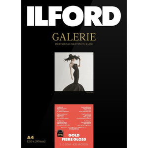 TIPA Awarded Galerie Gold Fibre Gloss 310 GSM A2 Photo Paper 25 Sheets