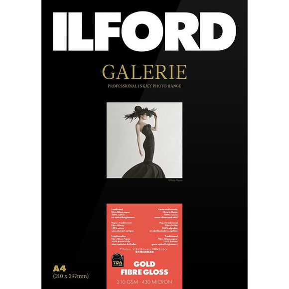 TIPA Awarded Galerie Gold Fibre Gloss 310GSM A3+ Photo paper 25 Sheets - LKN Australia